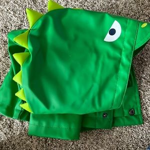 Little me 18 month dinosaur rain jacket.